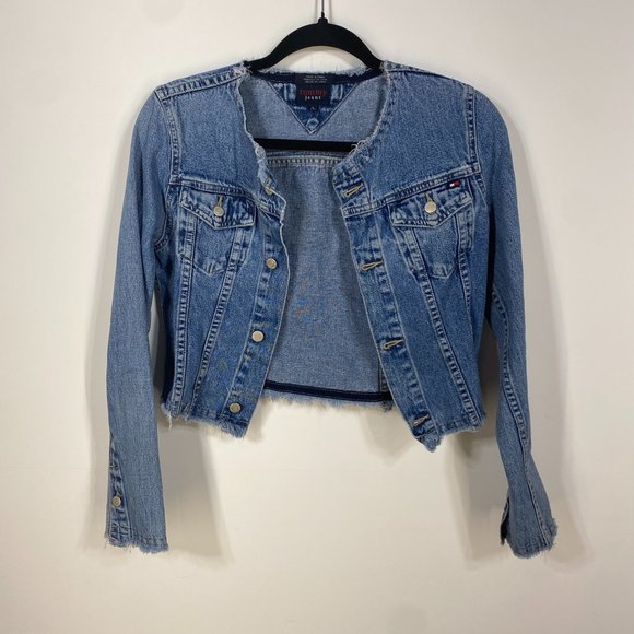 Tommy Hilfiger Jackets & Coats Y2k Tommy Jeans Denim Jacket Womens